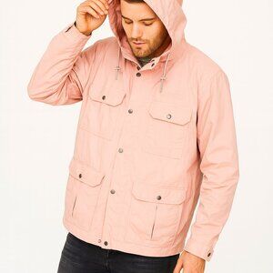 The North Face‎ Men’s Pink Hooded Dryvent Ski Rain Jacket Small Cafe Creme RTO